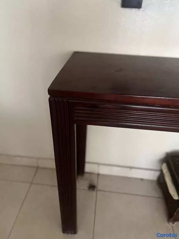decoración y accesorios - Mesa repisa caoba grande 2
