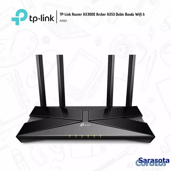 accesorios para electronica - TP-Link Router Archer WiFi 6 AX53 2