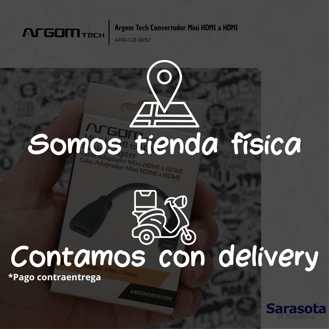 accesorios para electronica - Argom Tech Mini HDMI a HDMI hembra 2
