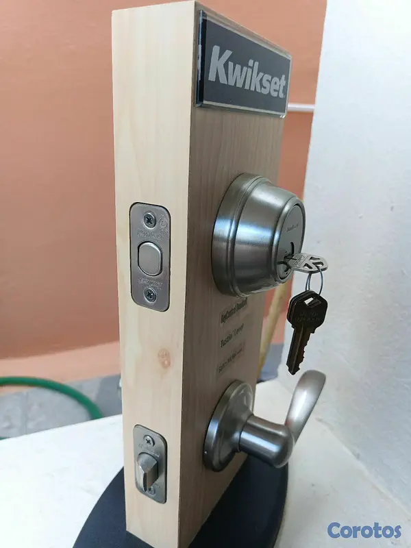 herramientas, jardines y exterior - Cerradura Kwikset Americana. 2