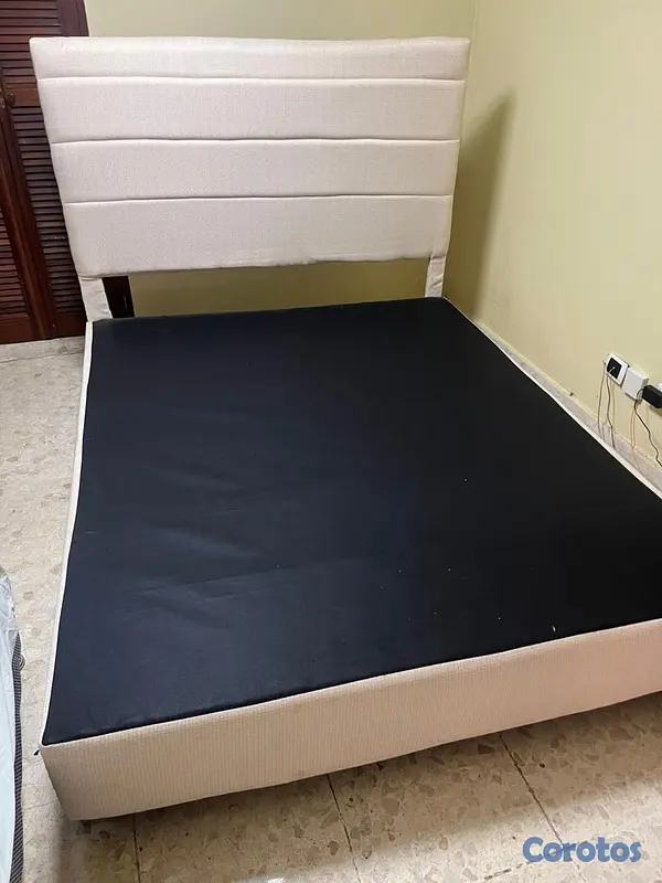 muebles y colchones - Cama con colchón de 60” 4