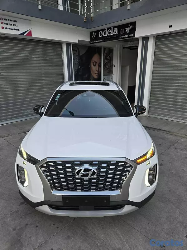 jeepetas y camionetas - HYUNDAI PALISADE 2019 BLANCA GASOLINA 4