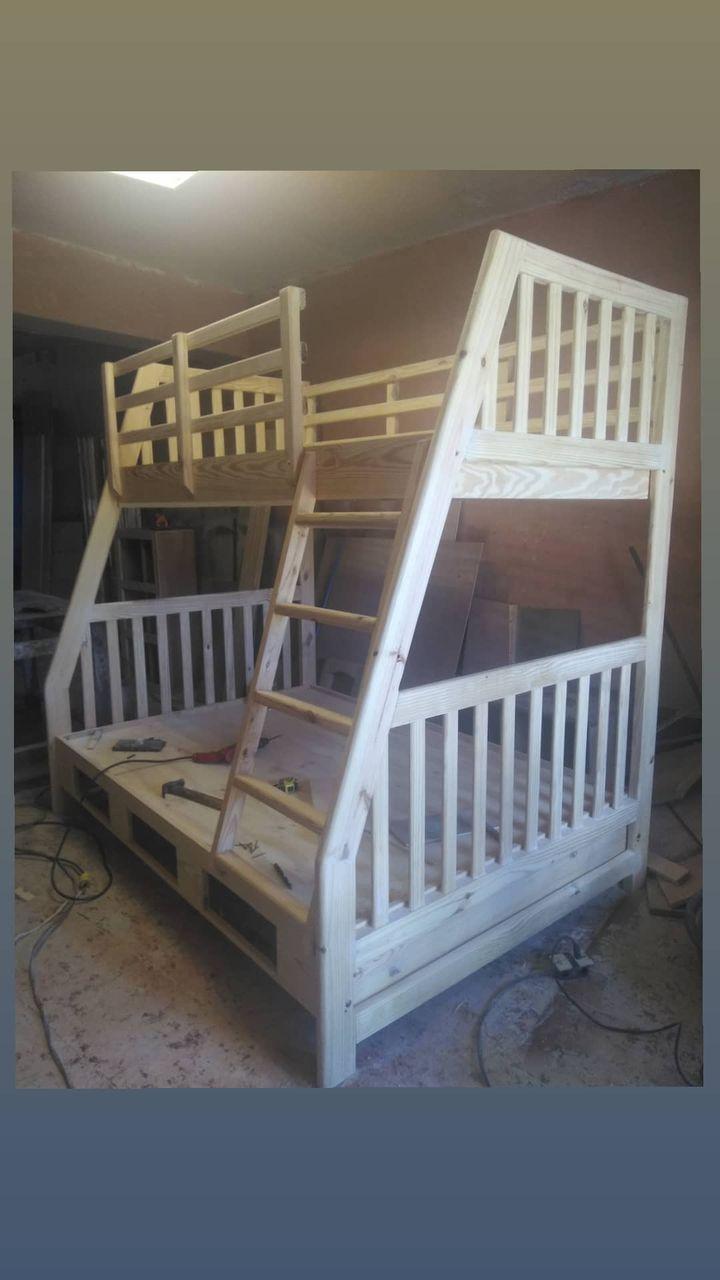 muebles y colchones - Camarote con escalera  1
