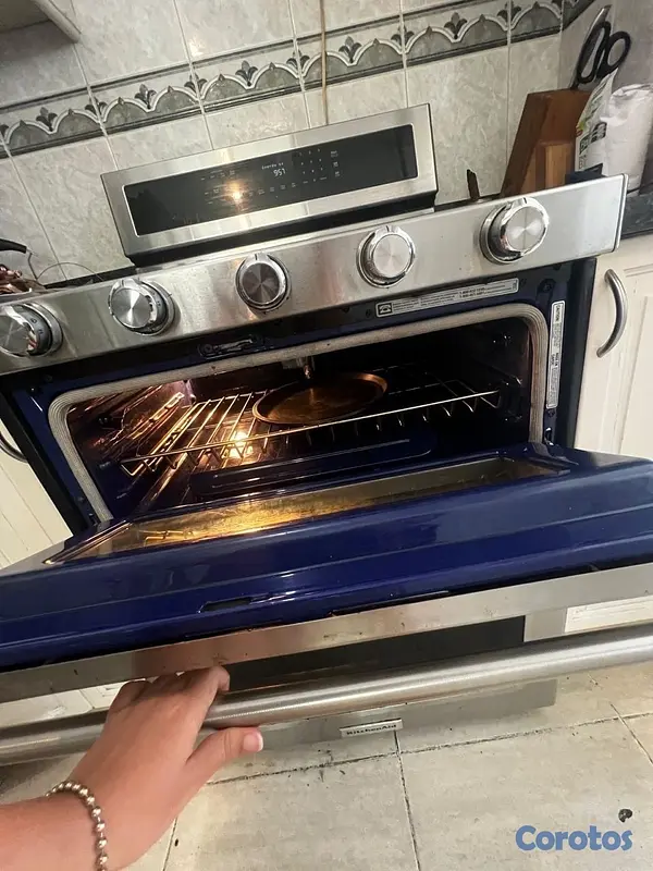 cocina - Estufa KitchenAid 30” KFGD500ESS 4