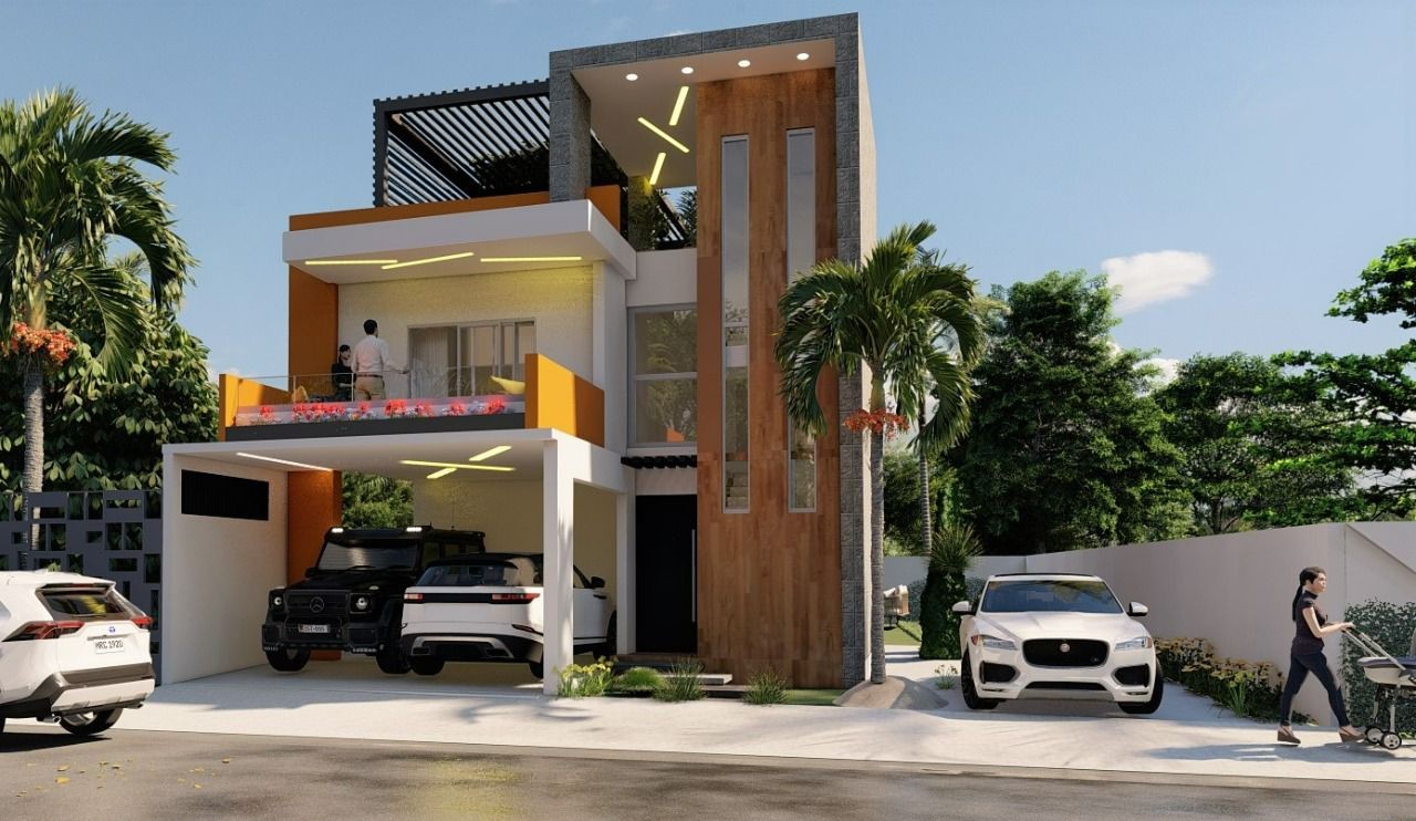casas - Casa 3 niveles Autopista San Isidro C/P 3