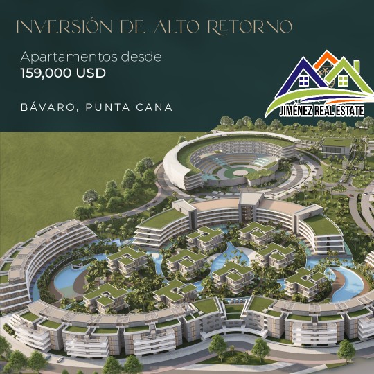 apartamentos - APARTAMENTO EN PLANO EN BAVARO PUNTA CANA 0