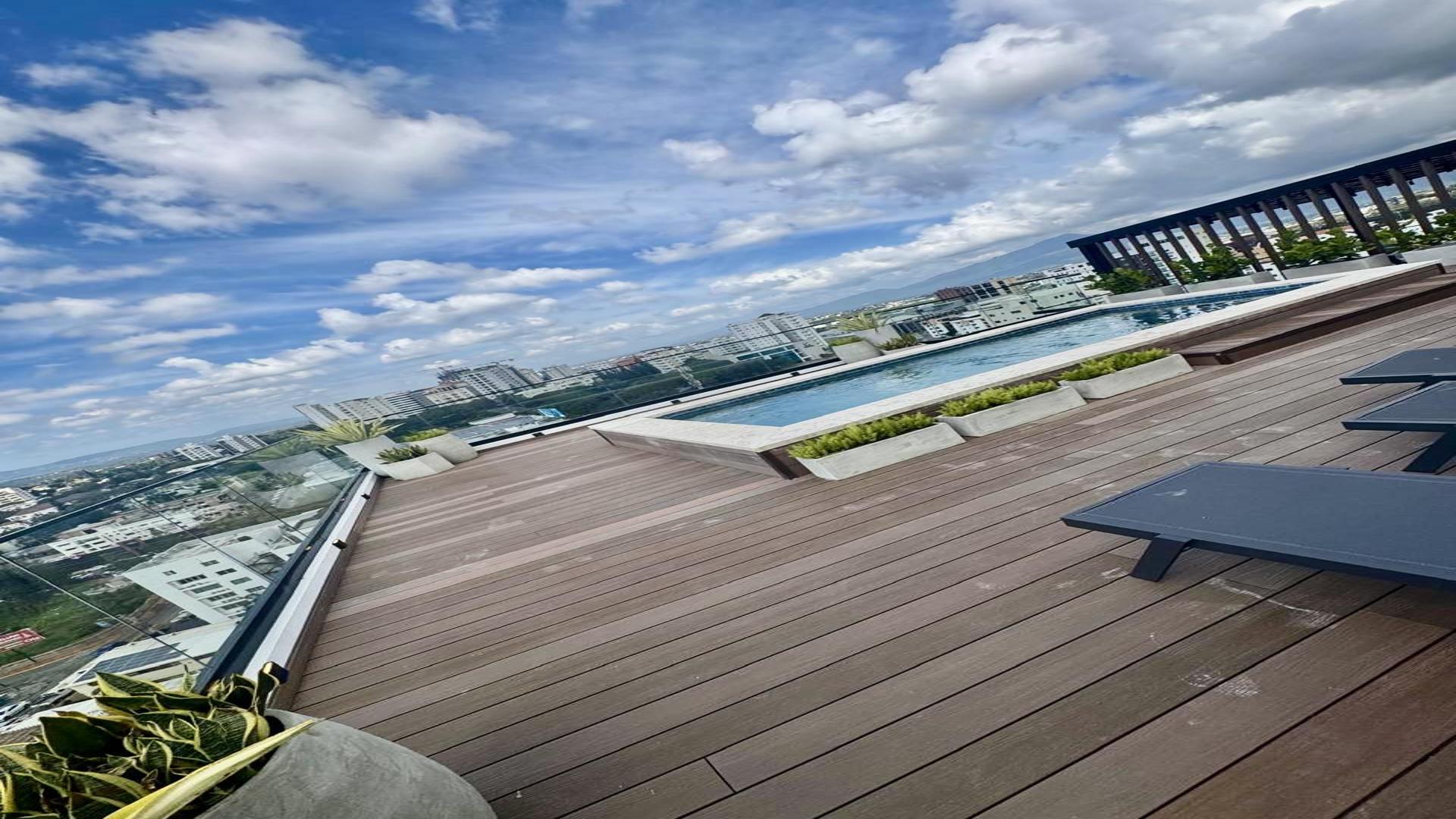 apartamentos - APARTAMENTO EN PISO ALTO CON LINEA BLANCA EN LA ESMERALDA SANTIAGO 6