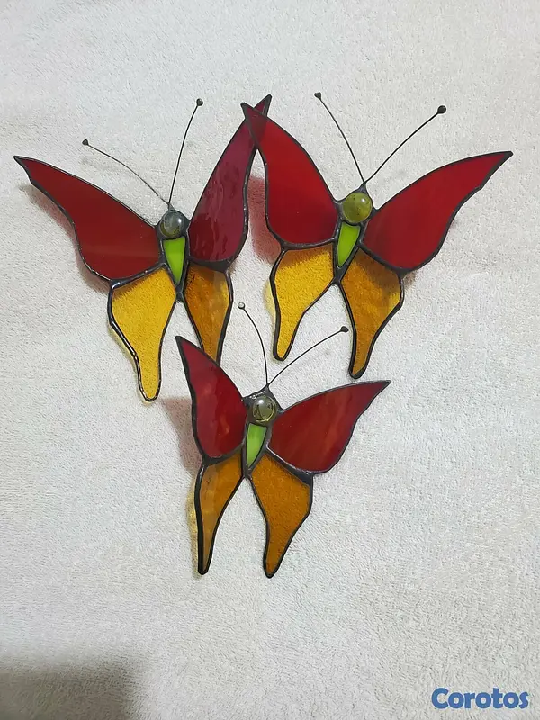 decoración y accesorios - Mariposas en vitral 7