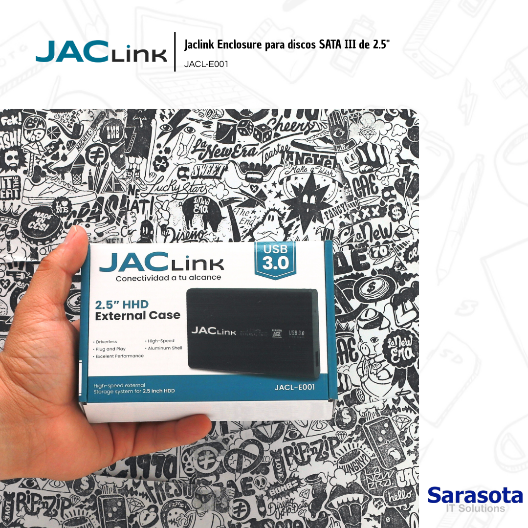 accesorios para electronica - Jaclink Enclosure para discos SATA III de 2,5