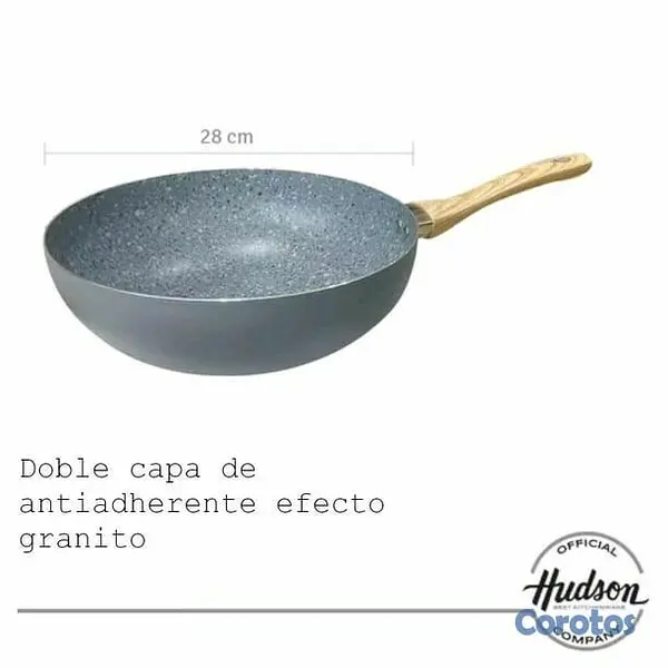 cocina - Sartén Antiadherente de Piedra + Utensilios Resistentes al Calor 2