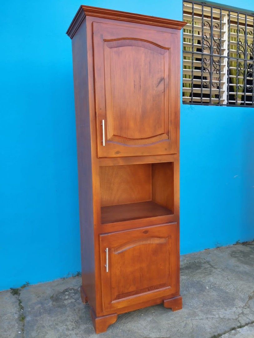 cocina - Despensa alacena para cocina con espacio para microonda  2