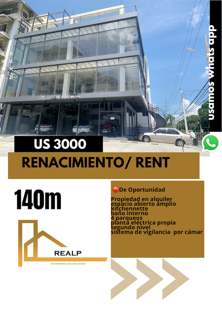 oficinas y locales comerciales - Local en alquiler renacímiento  0