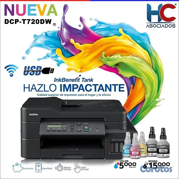 impresoras y scanners -  IMPRESORA MULTIFUNCIONAL BROTHER  DCP-720DW



 3
