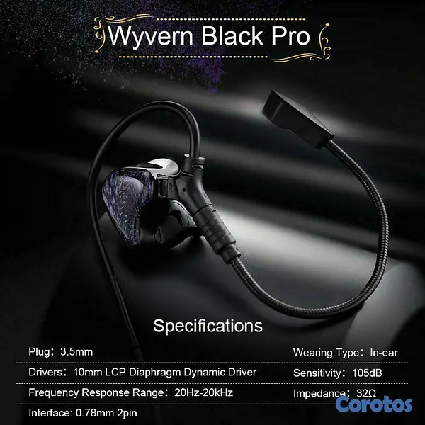 camaras y audio - Kinera Celest Wyvern Pro IEMs para gamers con Mic 3