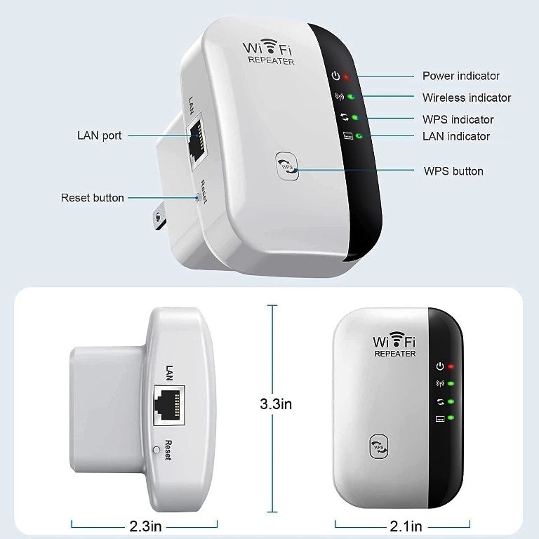 computadoras y laptops - Amplificador de señal WiFi, punto de acceso  4