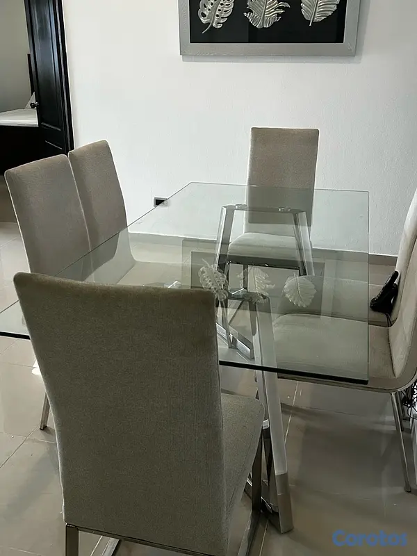 muebles y colchones - Comedor 6 sillas  2