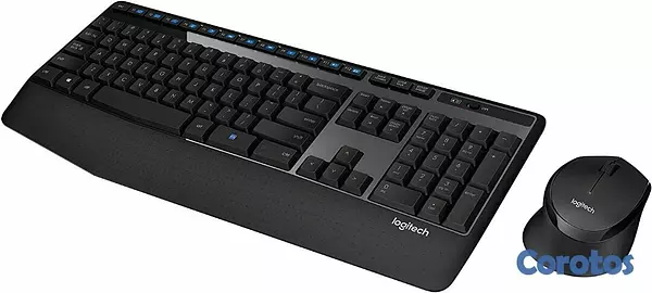 computadoras y laptops - TECLADO MOUSE LOGITECH MK345 USB WIRELESS RECEIVER 2.4GHZ WIRELESS, 1