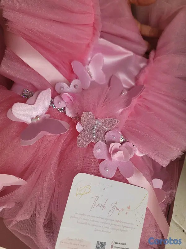 ropa y zapatos - vestido personalizado niña  5