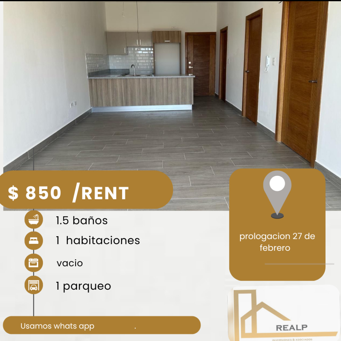 apartamentos - hermoso apartamento en Herrera sobre la prolongación 27 de febrero  0