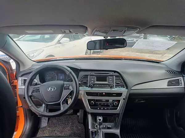 carros - HYUNDAI SONATA LF 2018 NARANJA 9