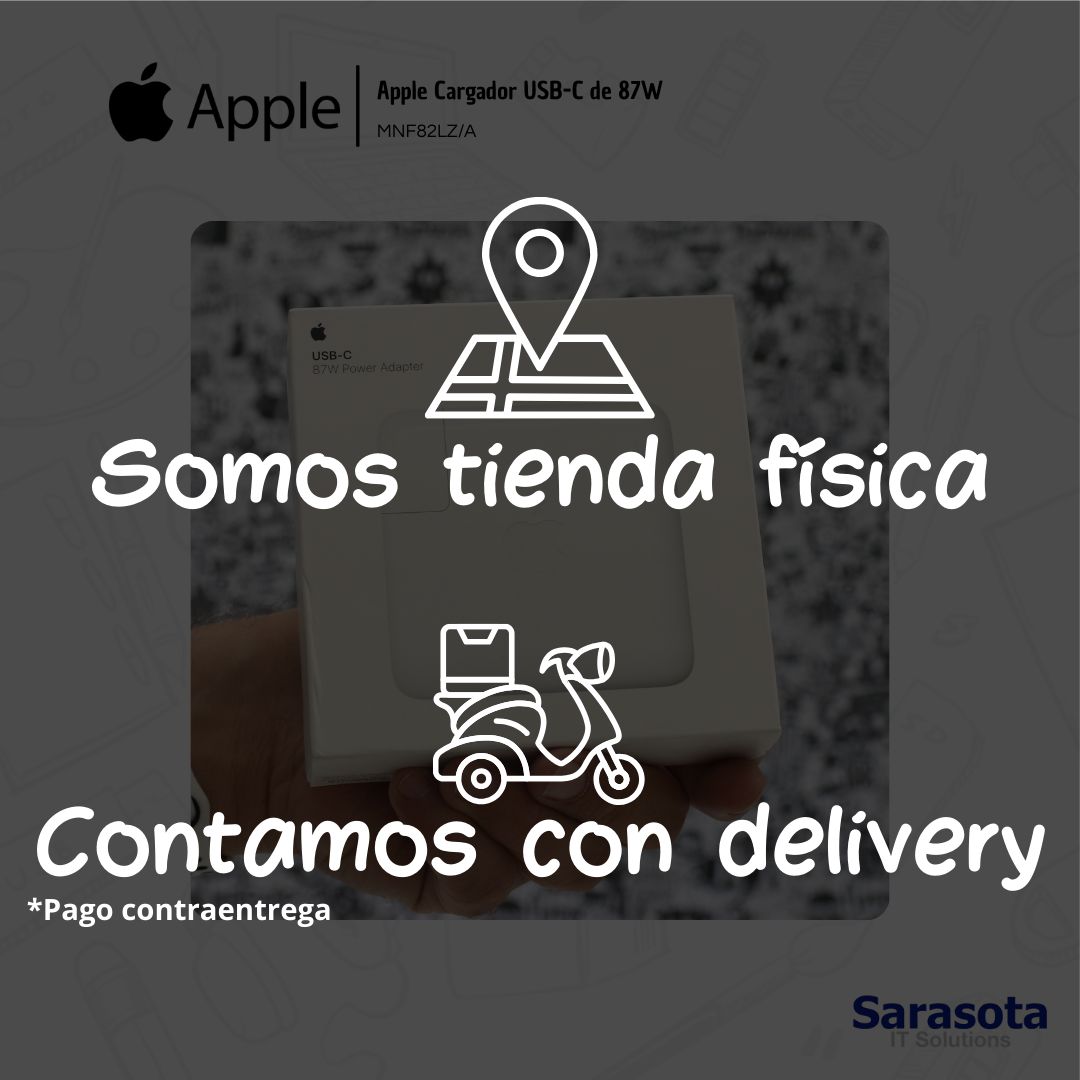 accesorios para electronica - Adaptador de corriente USB-C de 87W de Apple 2