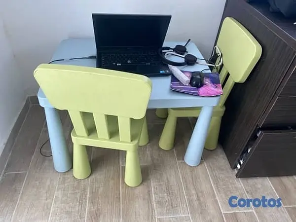 muebles - Vendo coqueta mesita de Ikea con sus dos sillas para niños 2