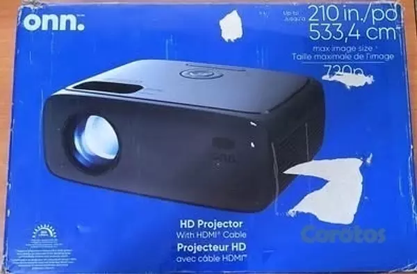 tv - Proyector Onn LCD Home Theater Resolución 720 P 3