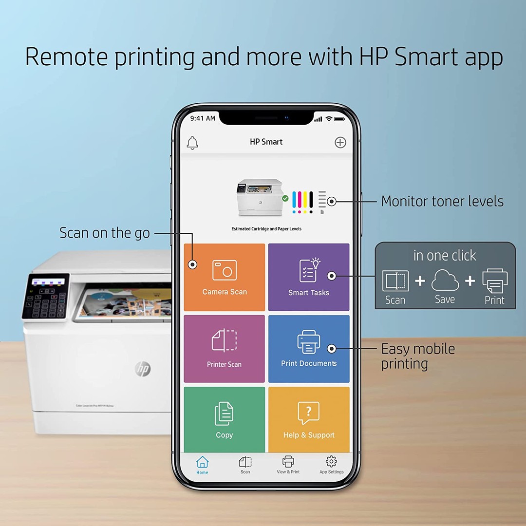 impresoras y scanners - MULTIFUNCIONAL LASERA COLOR HP LASERJET ,Wi-Fi IMPRESORA,SCANER,COPIADORA 1