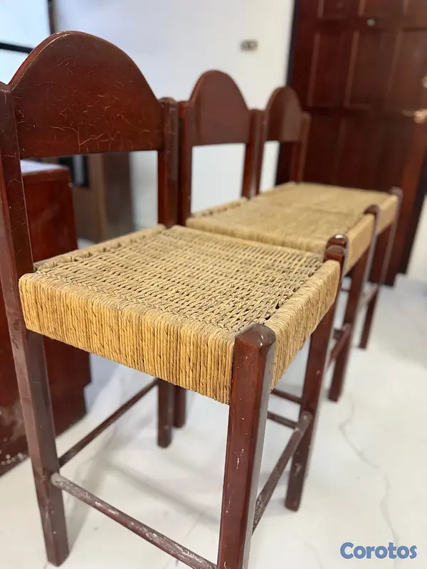 cocina - Sillas de Bar con caoba  3