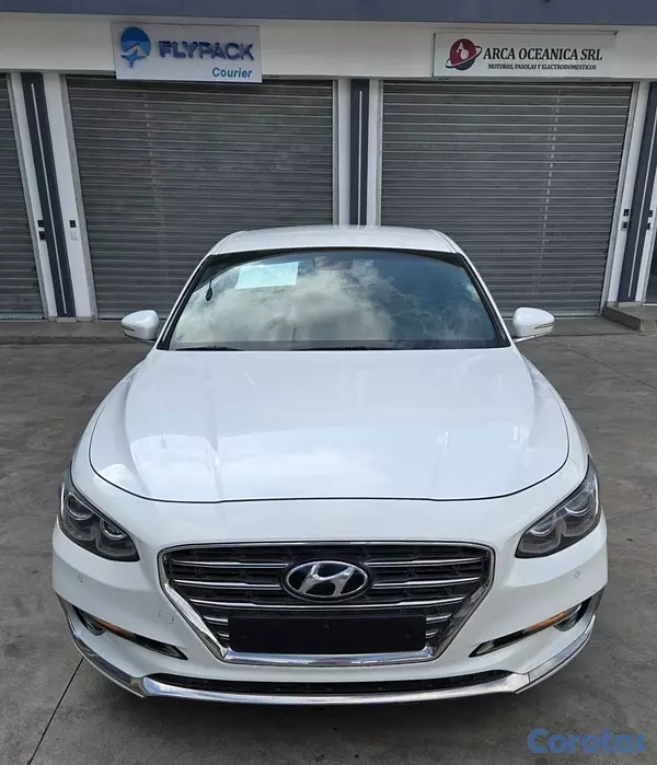 carros - HYUNDAI GRANDEUR 2018 BLANCO 2
