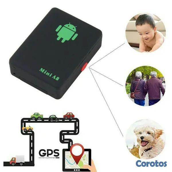 accesorios para electronica - Rastreador GPS portátil Mini A8 3
