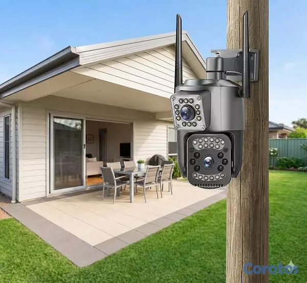 accesorios para electronica - Cámara Doble Lente 4MP Exterior - Gira 360° - WiFi 2