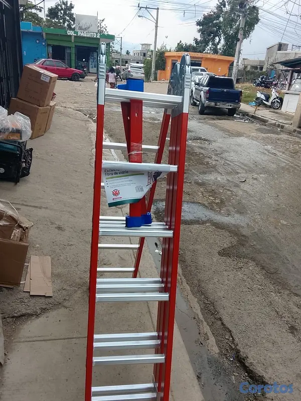 otros electronicos - Escalera de fibra de aluminio de 24 pies 
 2