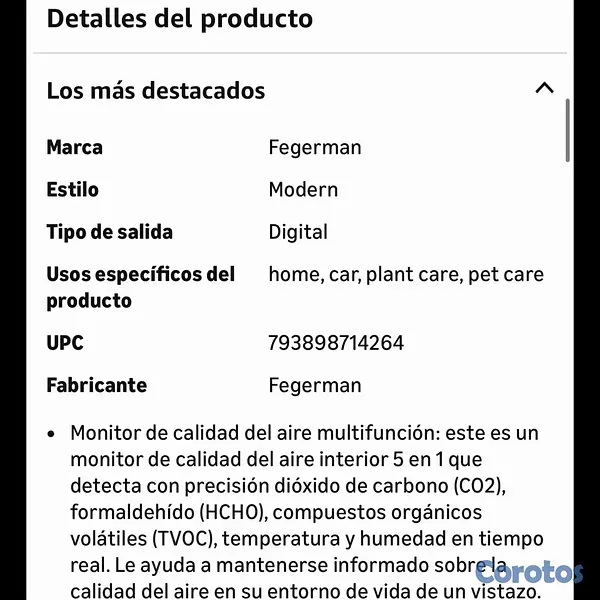 aires acondicionados y abanicos - Monitor de Aire 8