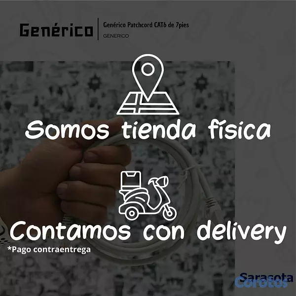 accesorios para electronica - Genérico Patch Cord CAT6 RJ45 de 7 pies 2