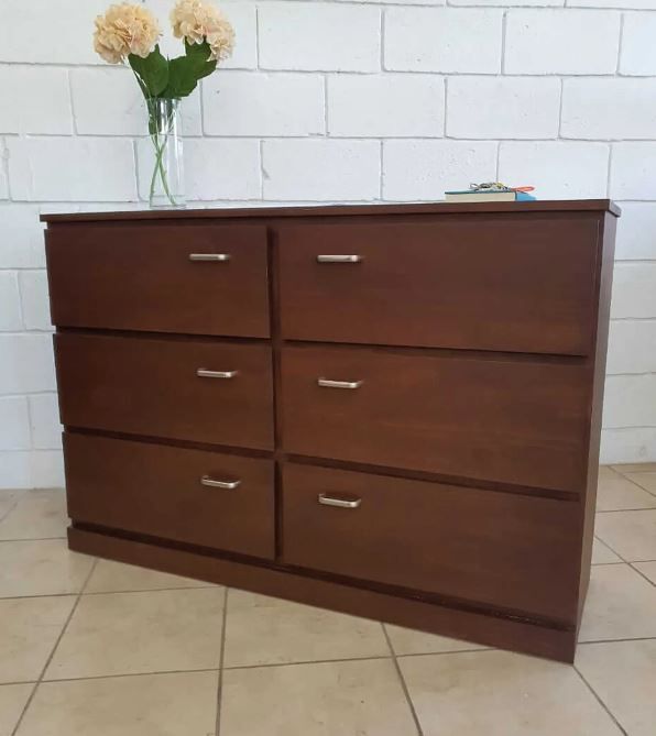muebles y colchones - Gavetero de seis gavetas grande 