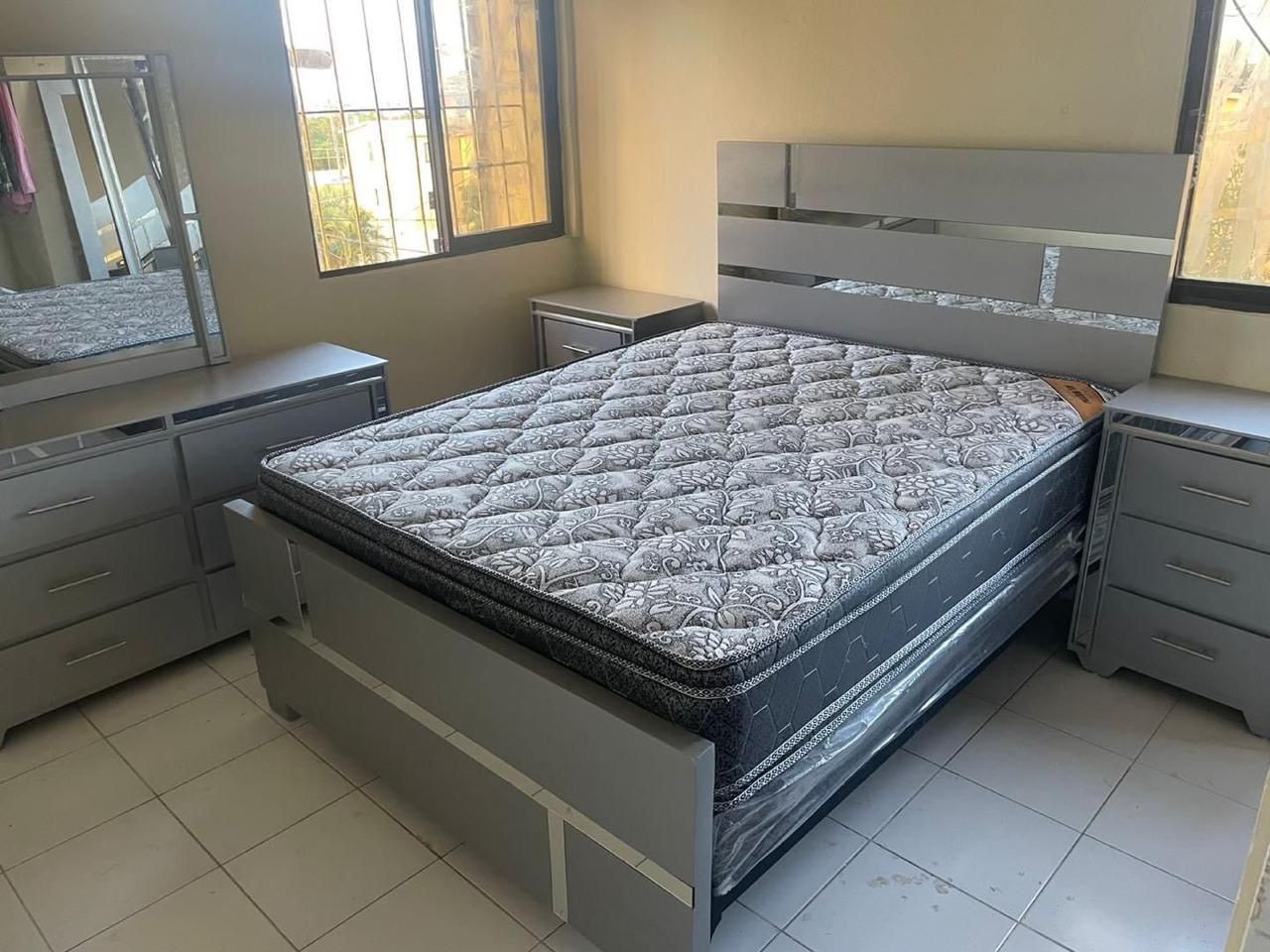 muebles y colchones - Juego de habitación completo moderno  3