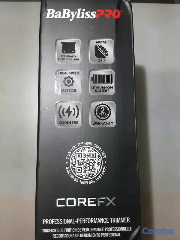 salud y belleza - Trimmer Babyliss Core Fx 🔥 15 % de descuento. 6