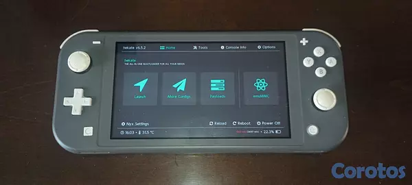 consolas y videojuegos - Nintendo Switch Lite (Modchip Hackeado) + Cargador 2