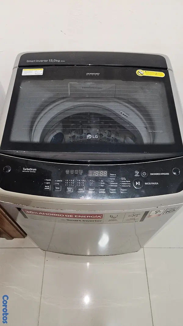electrodomesticos - Lavadora smart inverter 13,kg , (29 lbs) 2