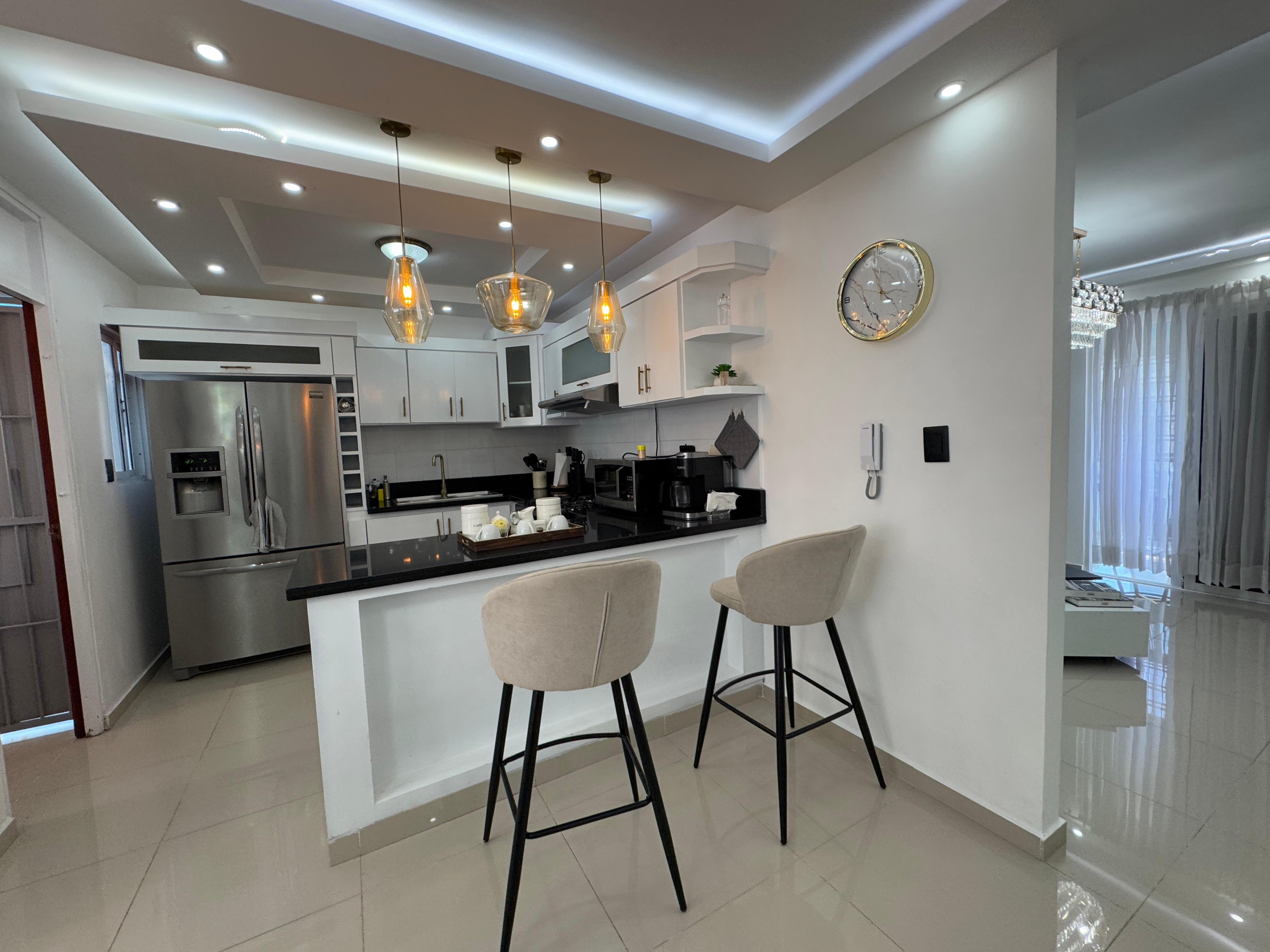 apartamentos - APARTAMENTO EN VENTA FULL AMUEBLADO, AUTOPISTA DUARTE. 3