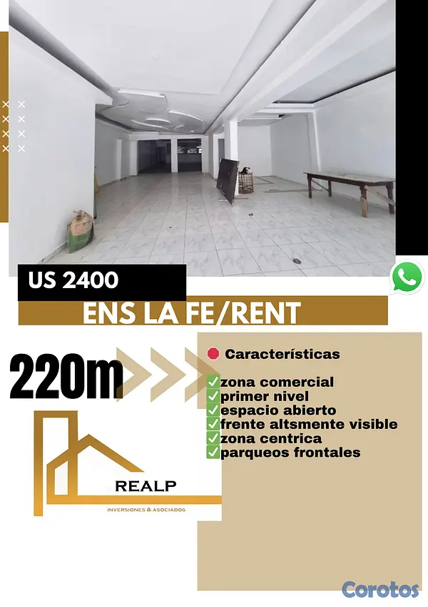 oficinas y locales comerciales - Alquiler local en ensanche la Fe  1