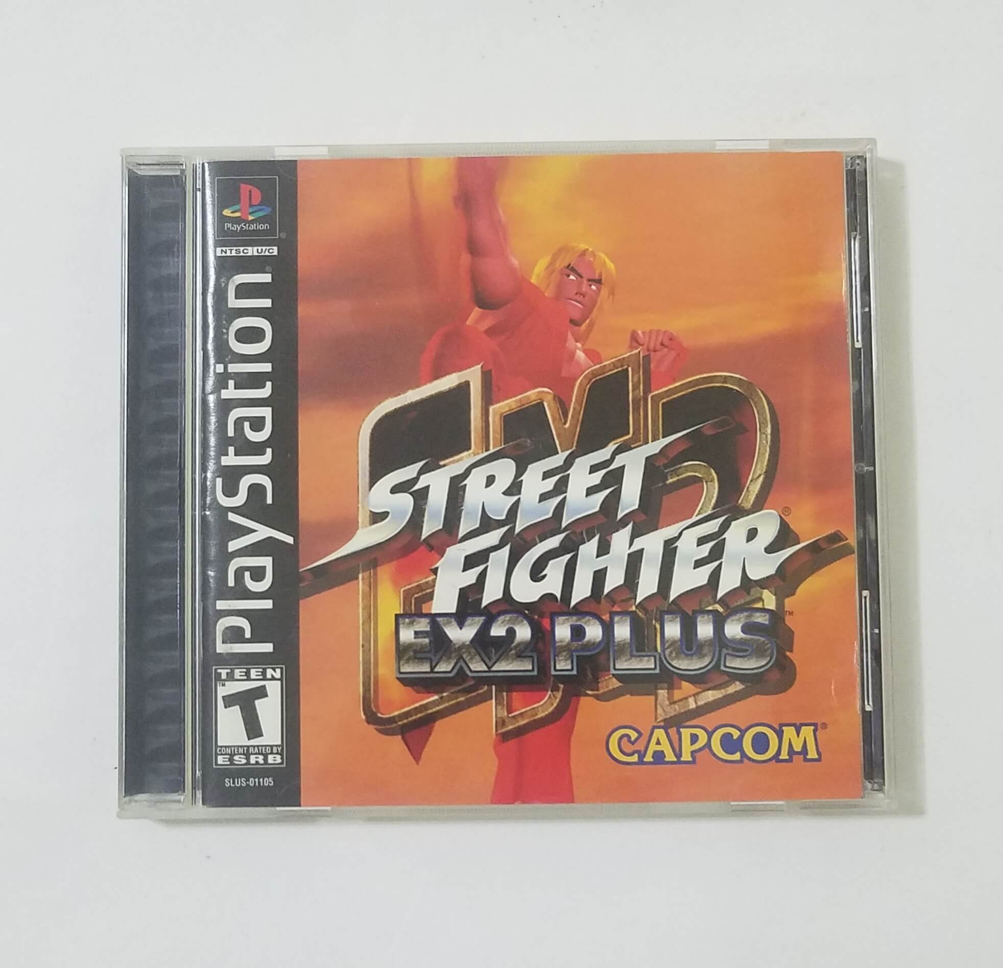 consolas y videojuegos - Street Fighter EX2 Plus de PlayStation 1 COMPLETO 0