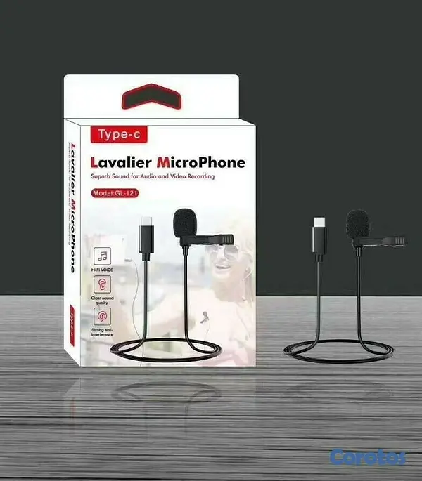 otros electronicos - Micrófono de solapa para teléfono Android USB tipo C obtén una solución rápida  2