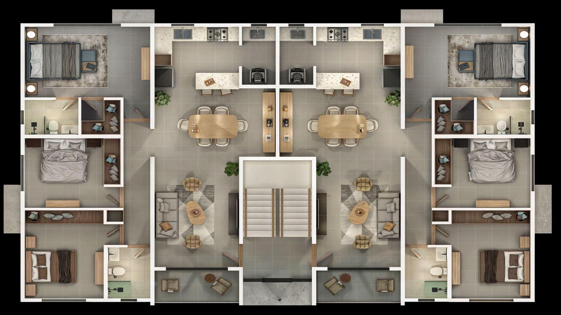 apartamentos - Apartamentos en Venta en Residencial Oasis, Santiago 2