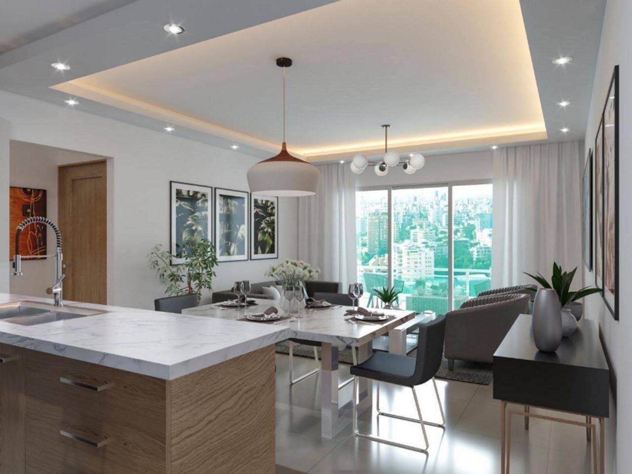 apartamentos - venta de apartamento en torre de lujo Alma Rosa 1 Santo Domingo este  1