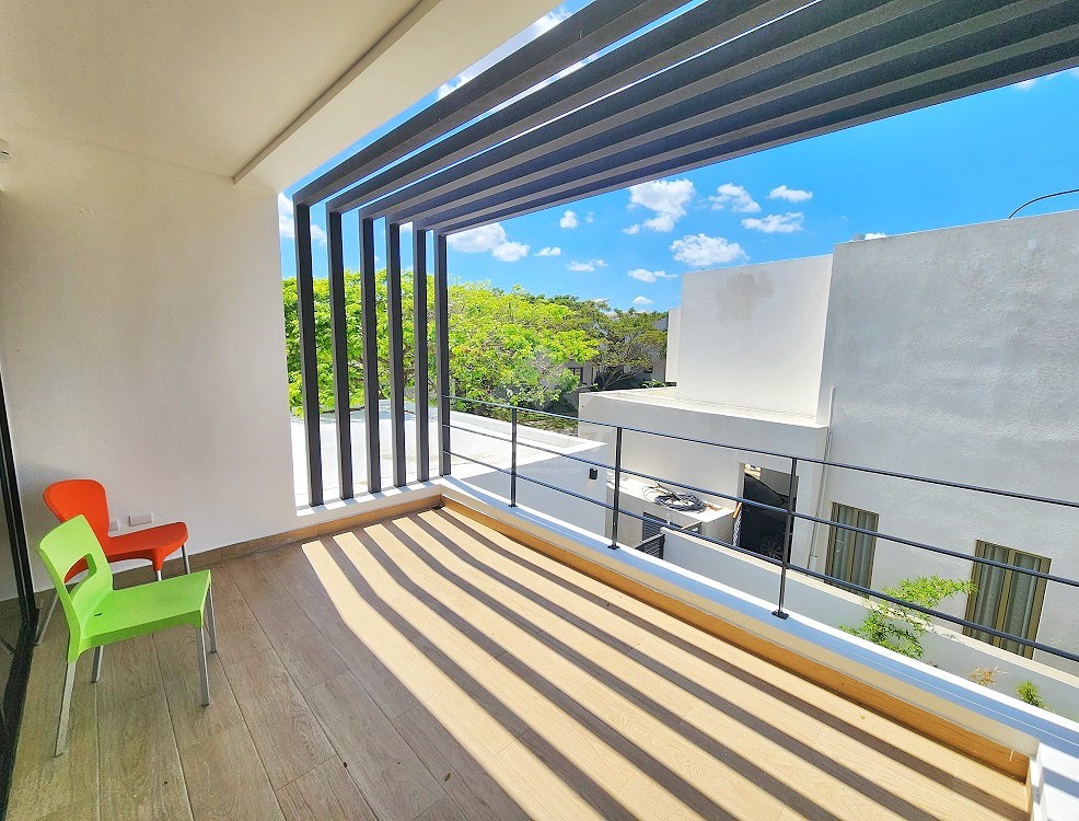 casas - CASA CON PISCINA Y TERRAZA TECHADA PROYECTO CERRADO LOS SAMANES STGO.  9