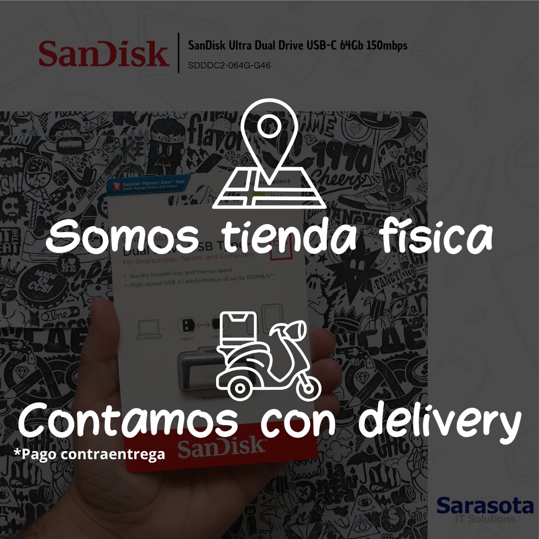 accesorios para electronica - Sandisk memoria USB 3.1 Dual Drive de 64Gb 2