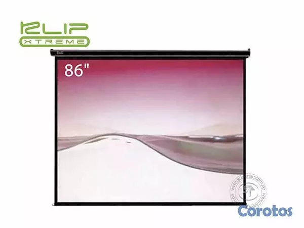 computadoras y laptops - PANTALLA KLIPX 86 pulgadas  PARA PROYECTOR PARED