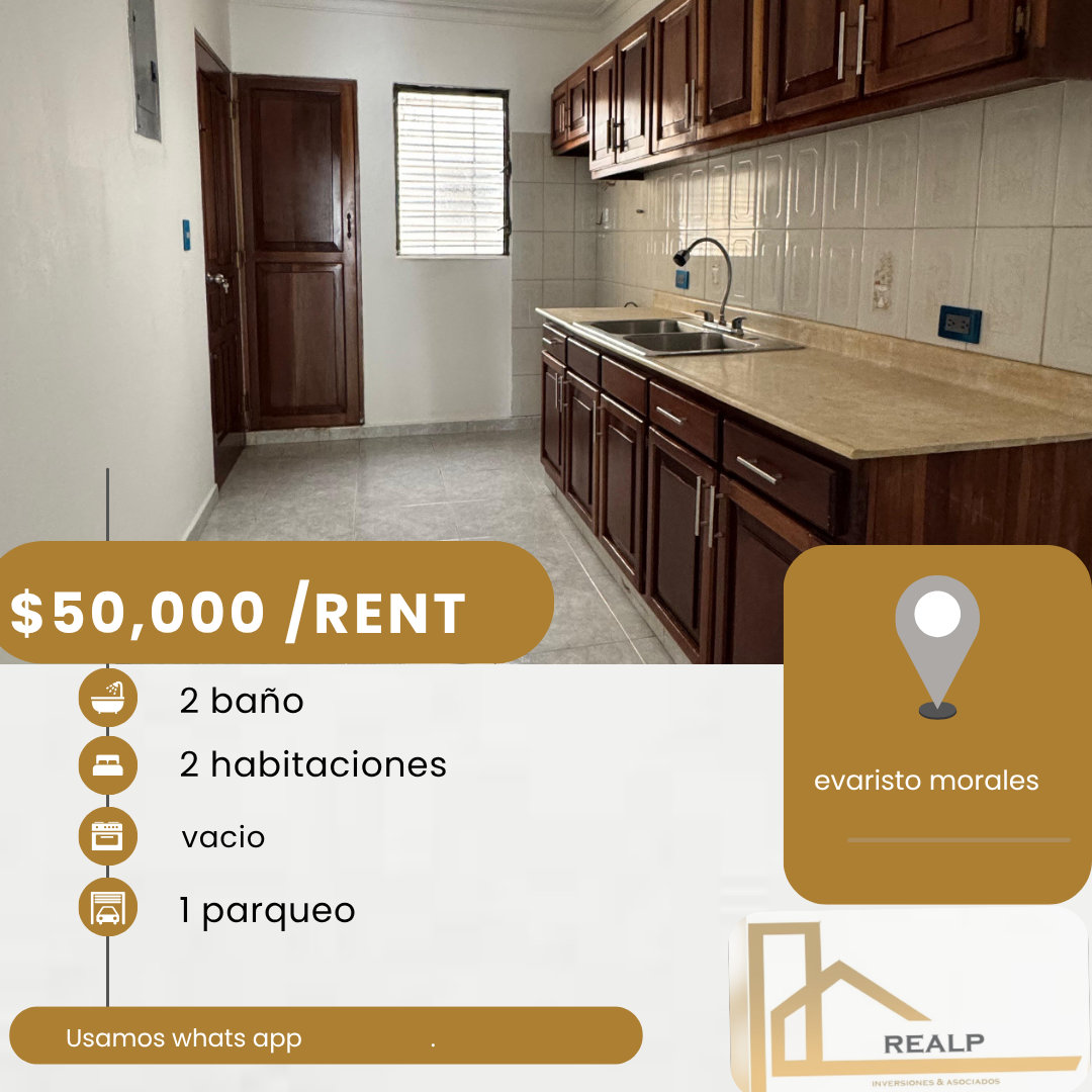 apartamentos - hermoso apartamento ubicado en Evaristo morales  0